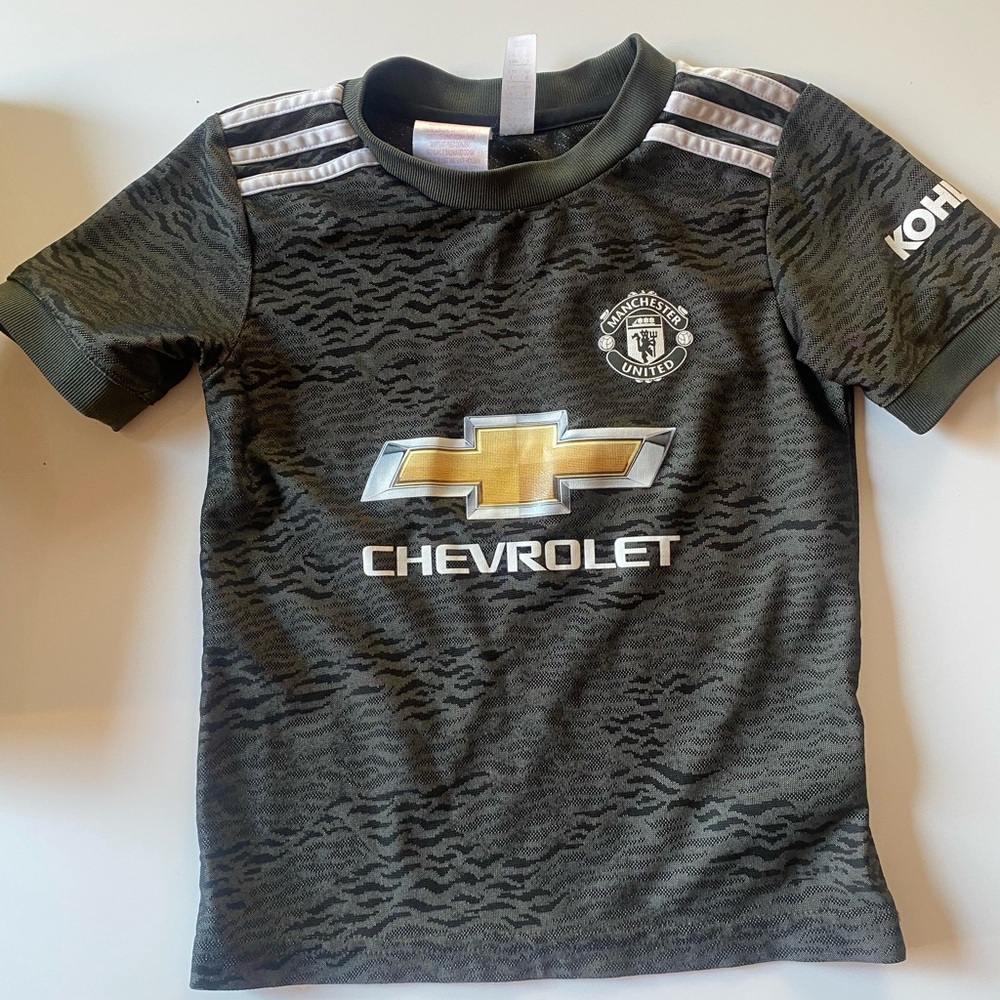 Adidas Green Soccer Jersey Performance Top
